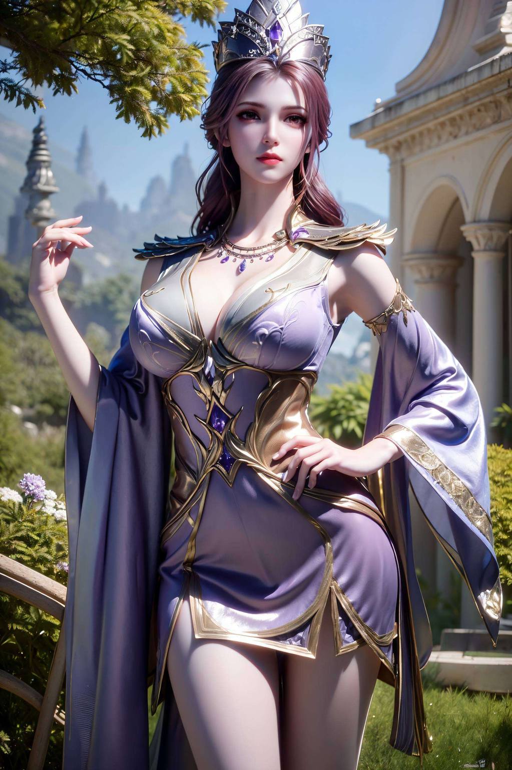 震撼精细角色PC粉色：比比东动态壁纸配乐大全