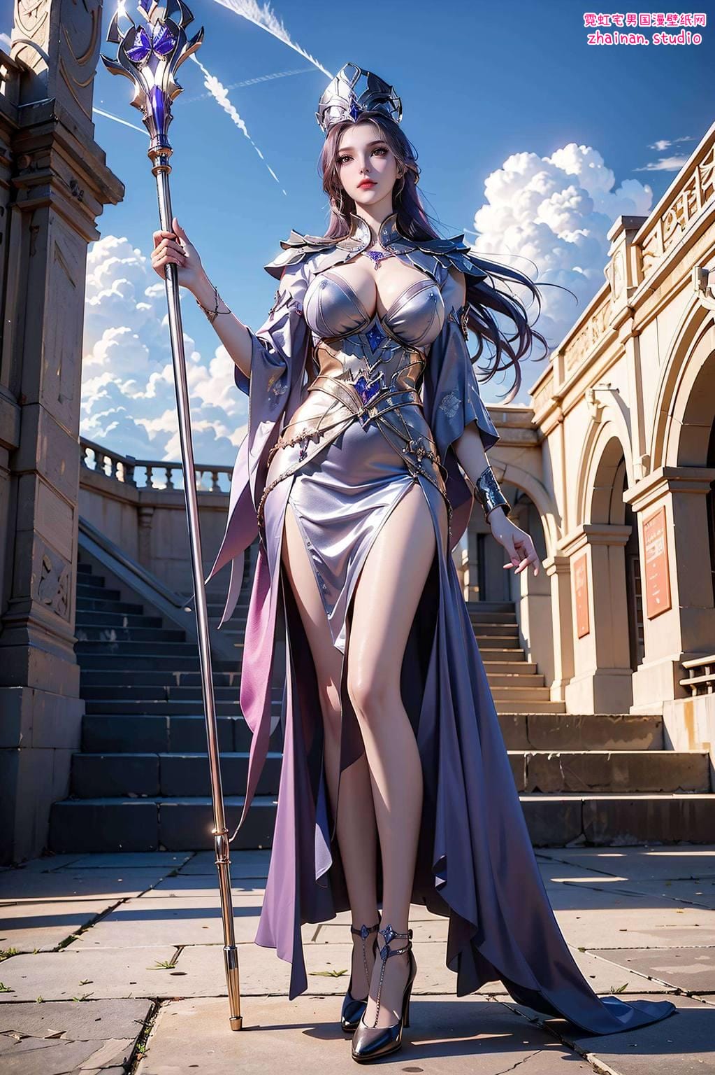 震撼精细角色PC粉色：比比东动态壁纸配乐大全