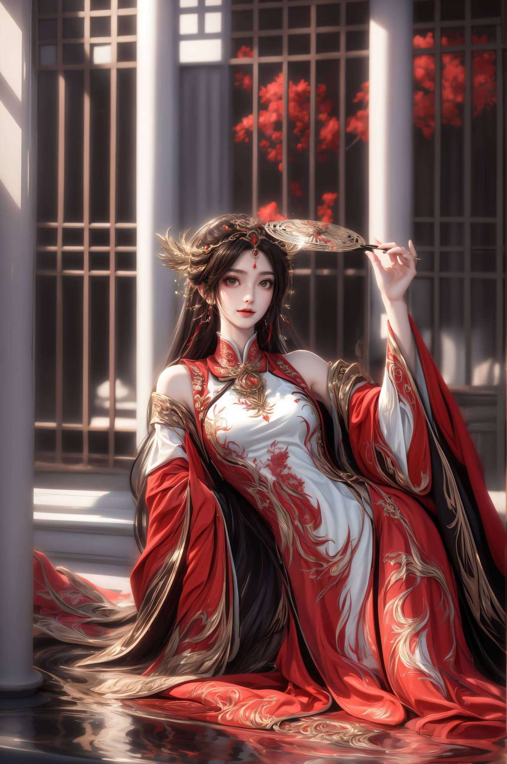 火灵儿壁纸头像动漫高清：AI绘画国漫女主与角色骨骼素材-皮皮兔动漫