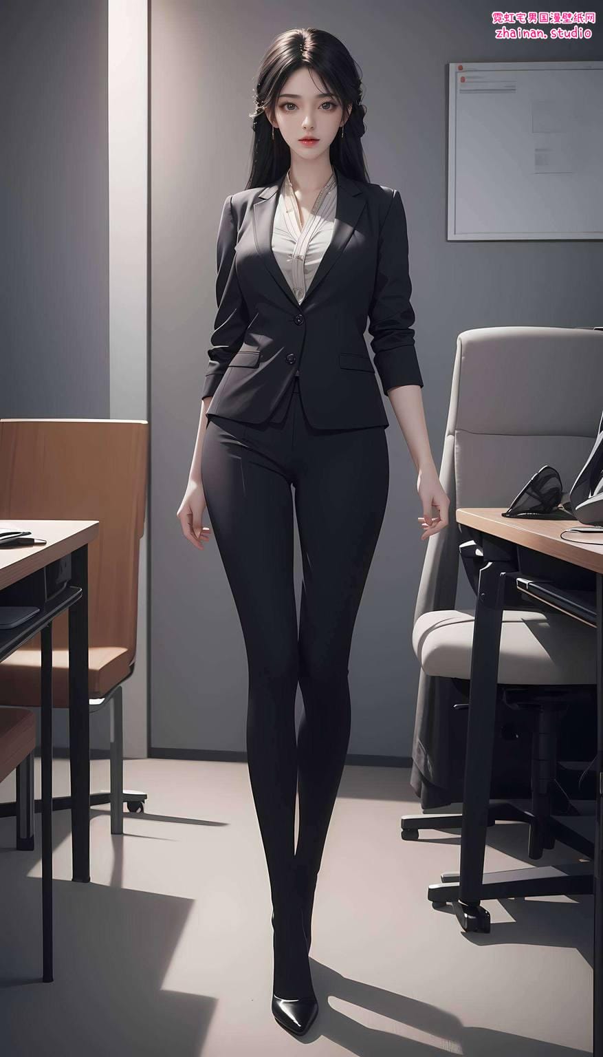 火灵儿壁纸头像动漫高清：AI绘画国漫女主与角色骨骼素材