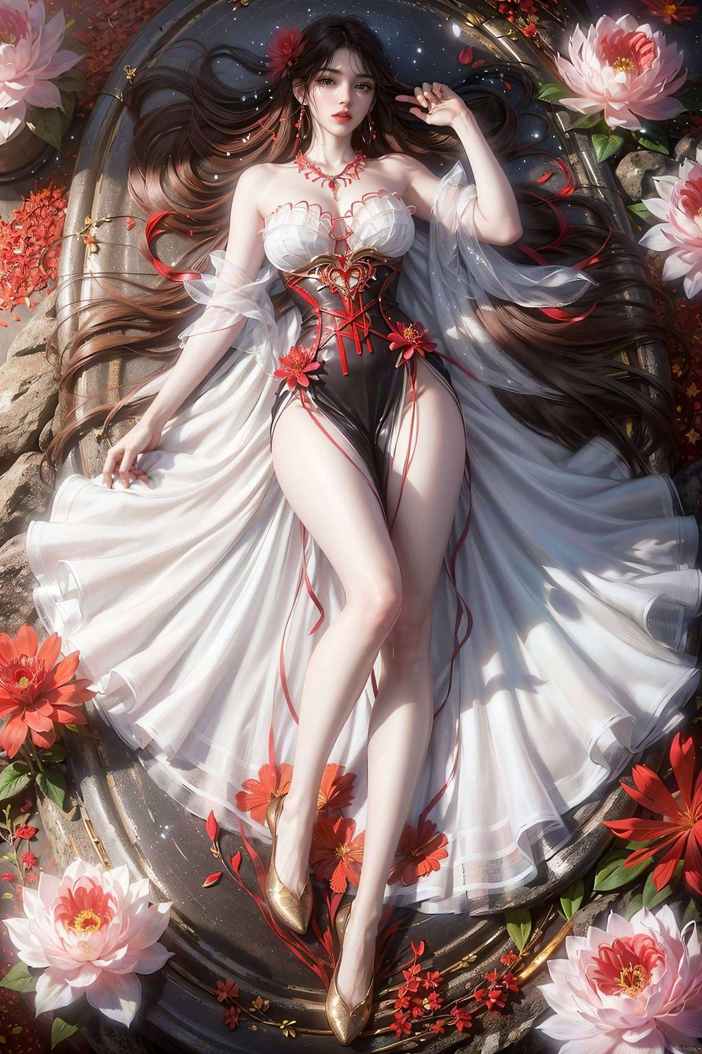 火灵儿壁纸头像动漫高清：AI绘画国漫女主与角色骨骼素材