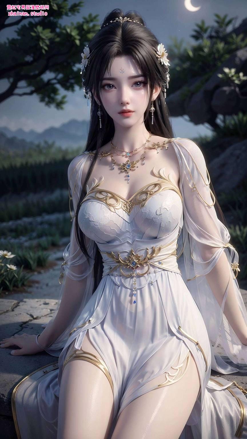 漪窝座动态壁纸超清：AI国漫护眼壁纸平板艺术壁纸-皮皮兔动漫