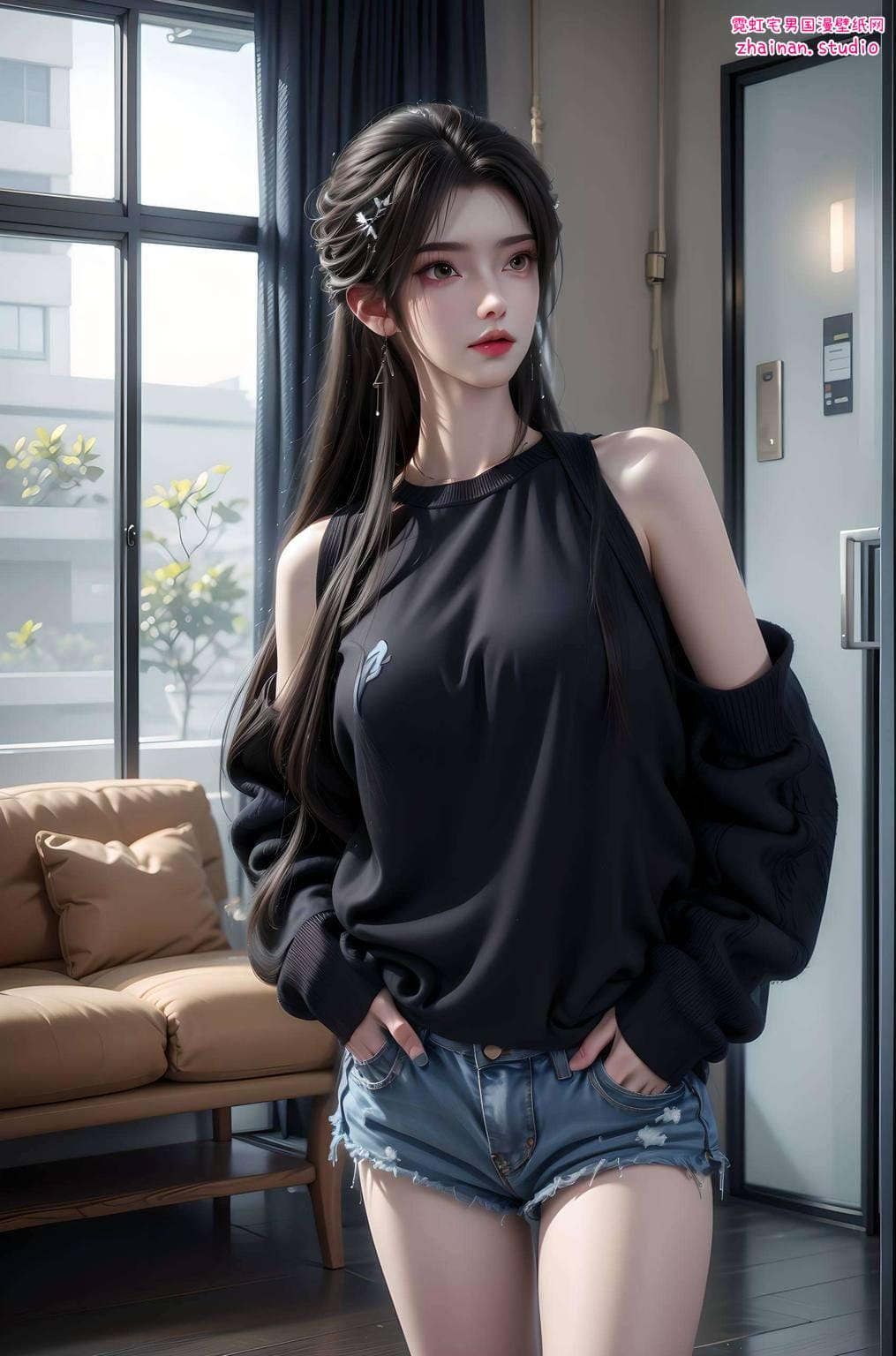 漪窝座动态壁纸超清：AI国漫护眼壁纸平板艺术壁纸