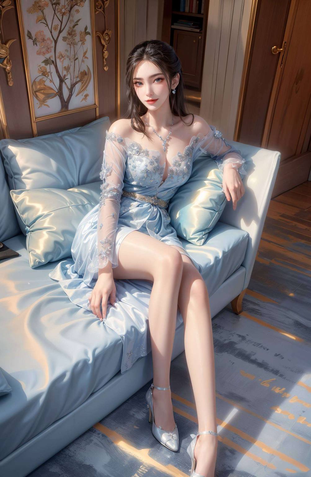 国漫焰灵姬高清壁纸：热门国漫女神AI护眼苹果桌面装饰图