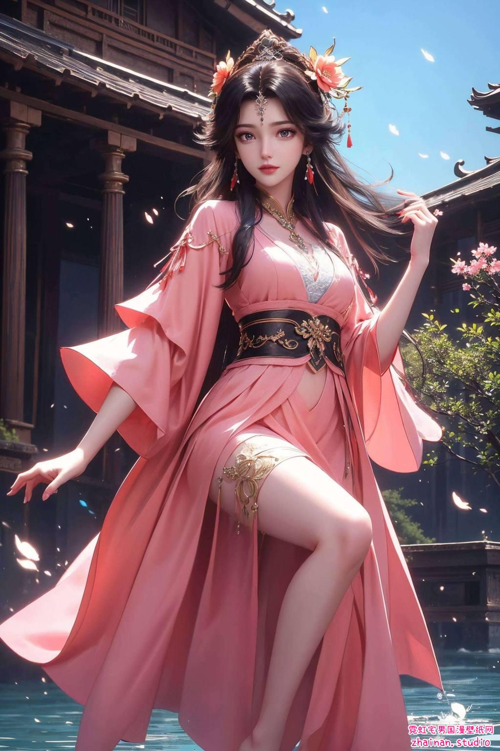 仙逆周紫虹动态壁纸怎么弄出来：ai绘画人物表情参考图动漫壁纸安卓粉色