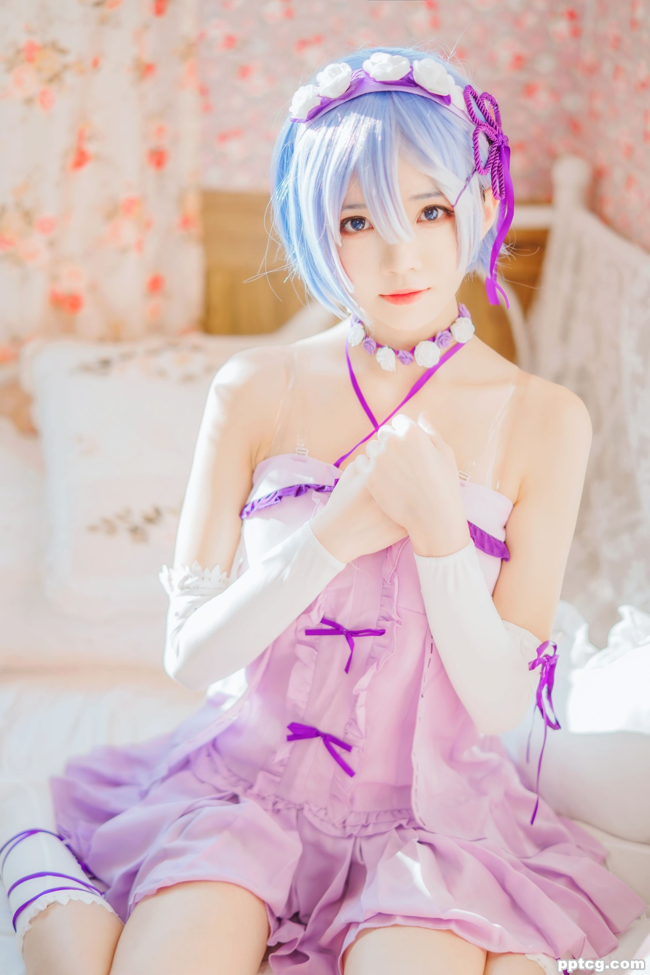 桜桃喵 蕾姆小睡裙