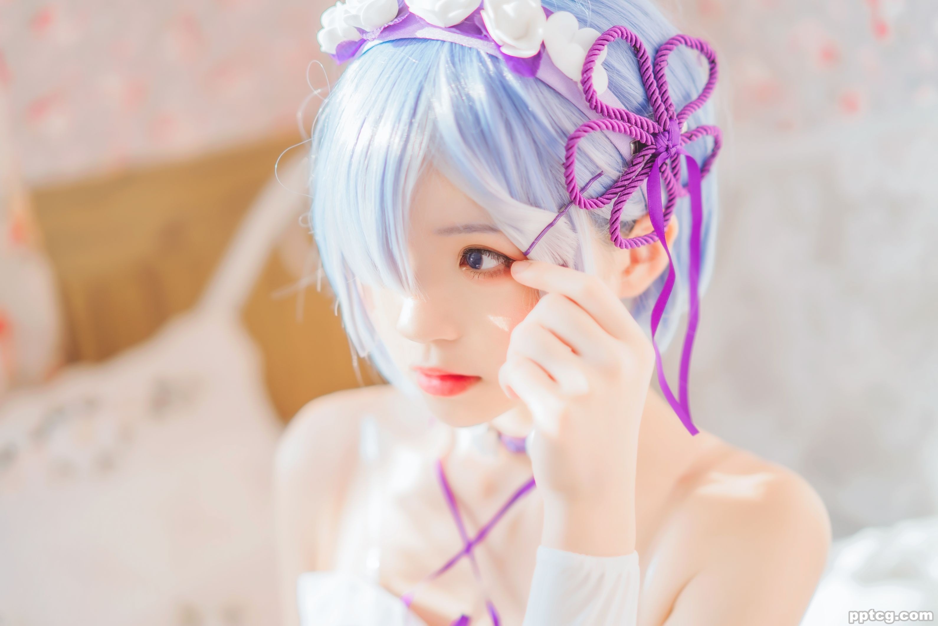 桜桃喵 蕾姆小睡裙
