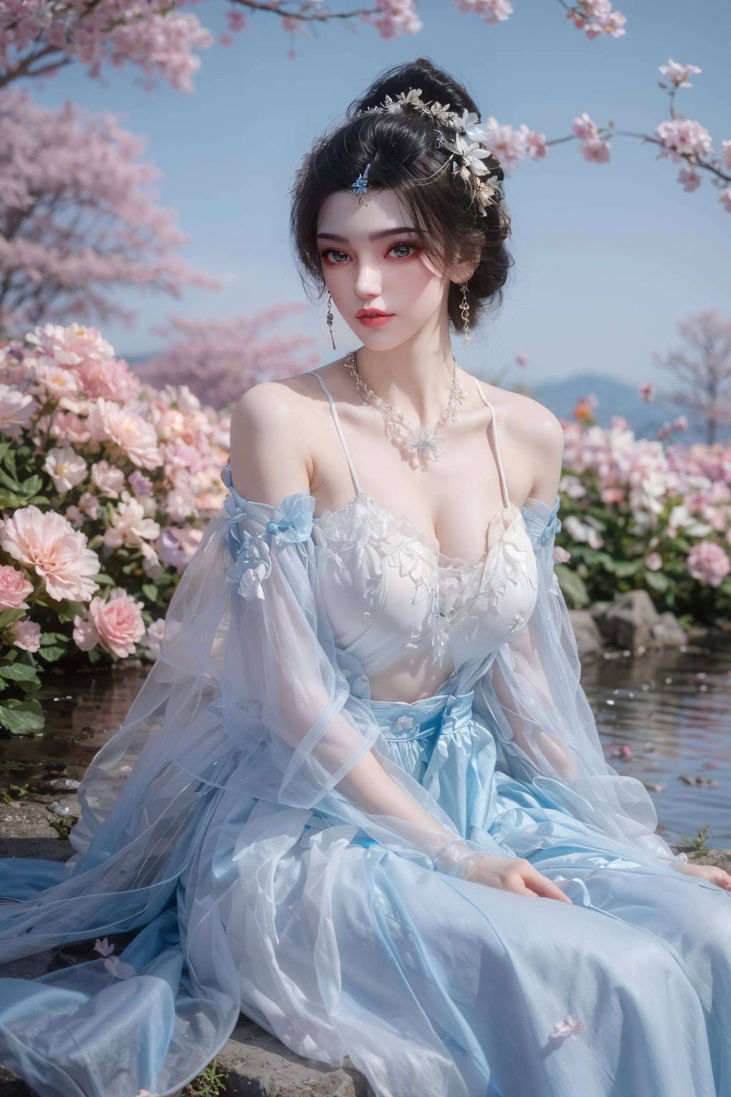 李慕婉高清壁纸图片结婚照：ai国漫护眼壁纸pc最美壁纸