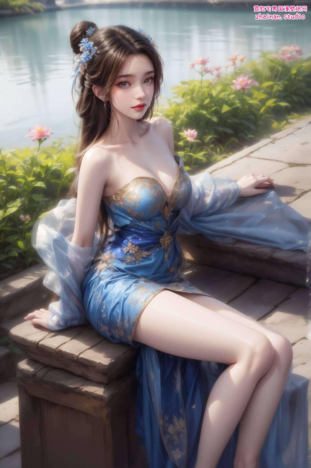 李慕婉高清壁纸图片结婚照：ai国漫护眼壁纸pc最美壁纸