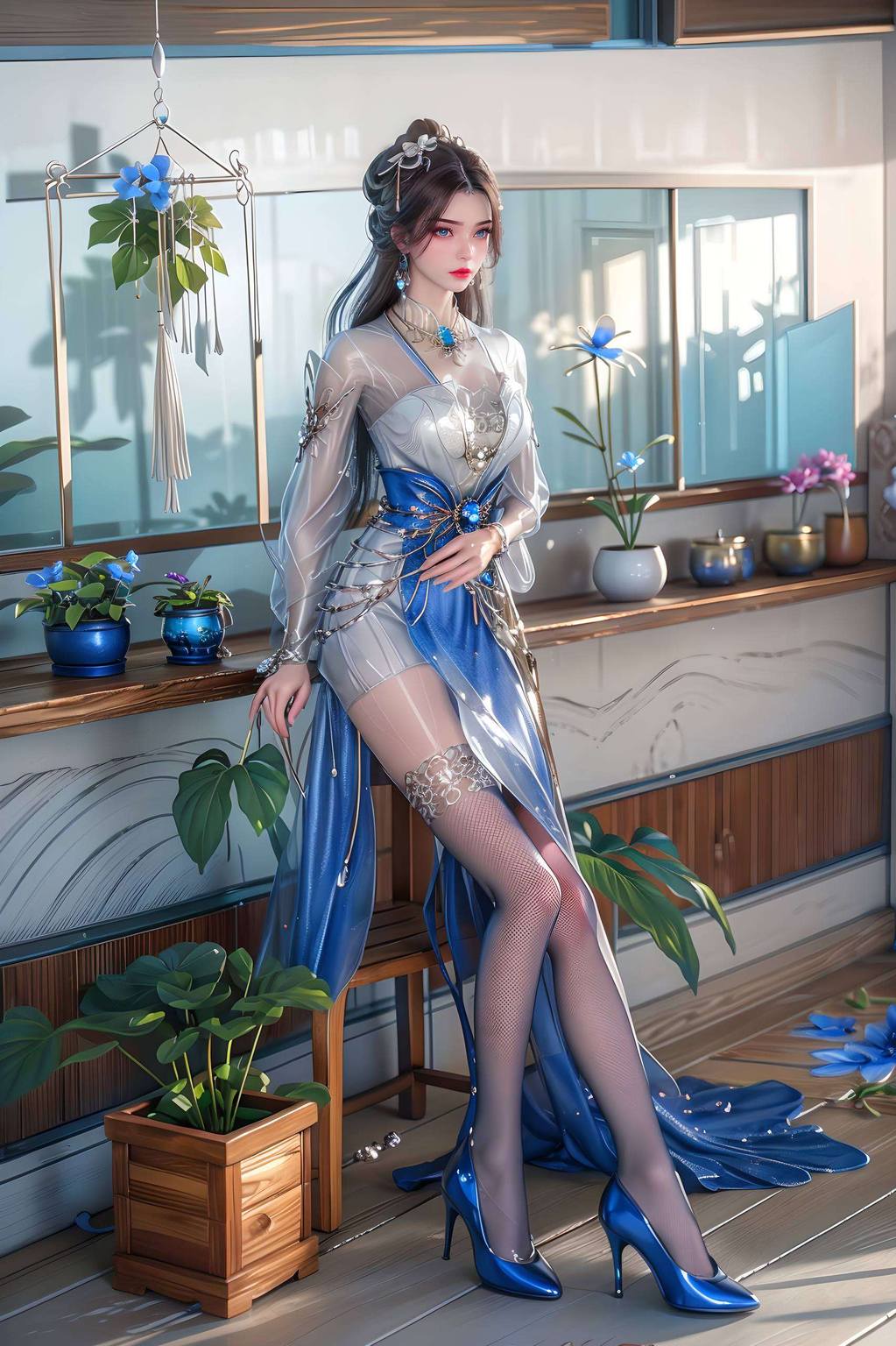 李慕婉高清壁纸图片结婚照：ai国漫护眼壁纸pc最美壁纸