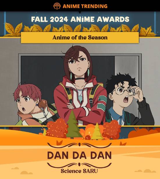 Anime Trending 2024秋季奖动画榜 《当哒当》屠榜-皮皮兔动漫