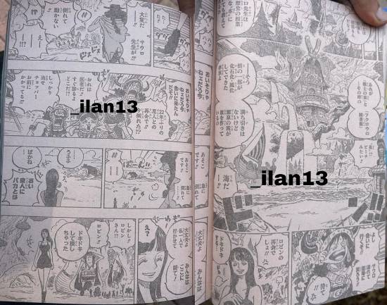 《海贼王》1133话情报：泪崩！罗宾与萨乌罗重逢