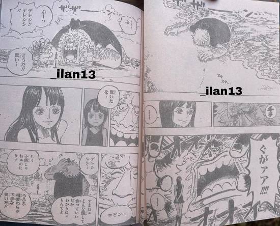 《海贼王》1133话情报：泪崩！罗宾与萨乌罗重逢