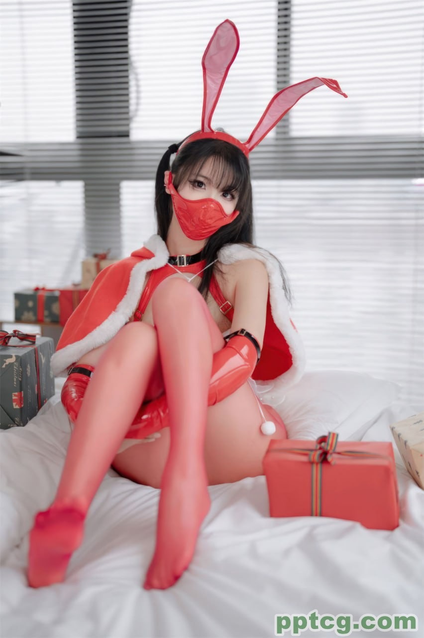 轩萧学姐   圣诞红丝兔女郎