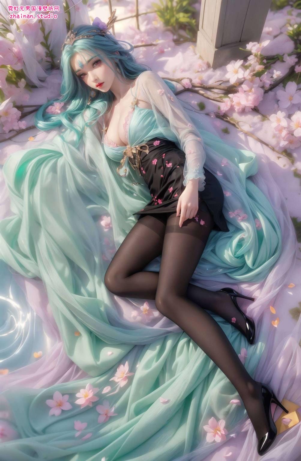 静态动漫壁纸苹果背景图片：奉眠预告