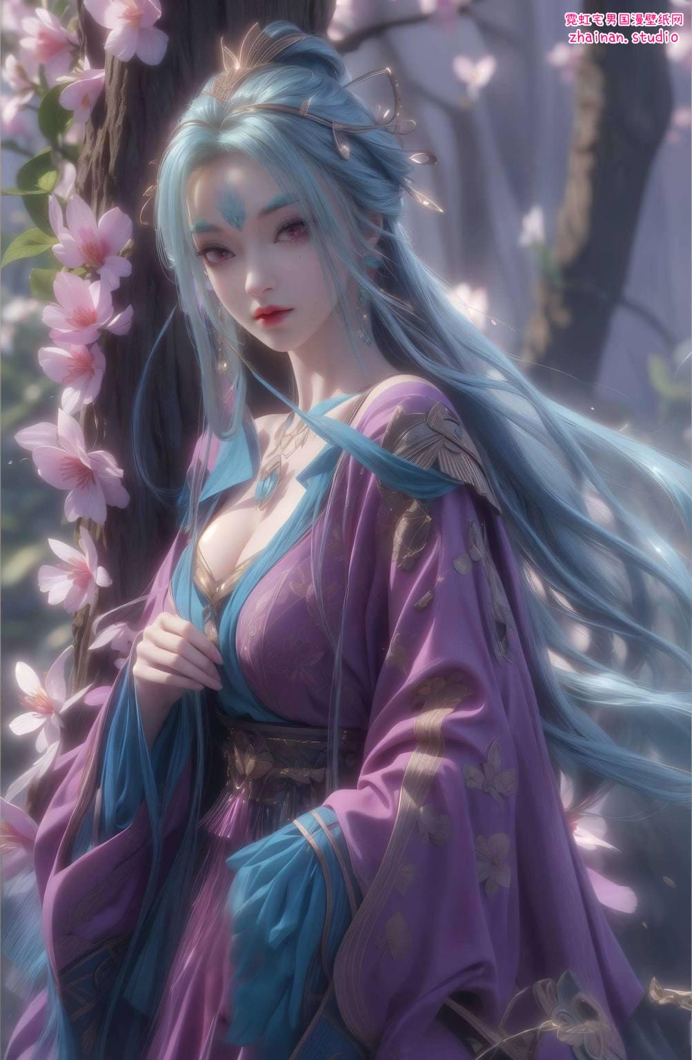 静态动漫壁纸苹果背景图片：奉眠预告