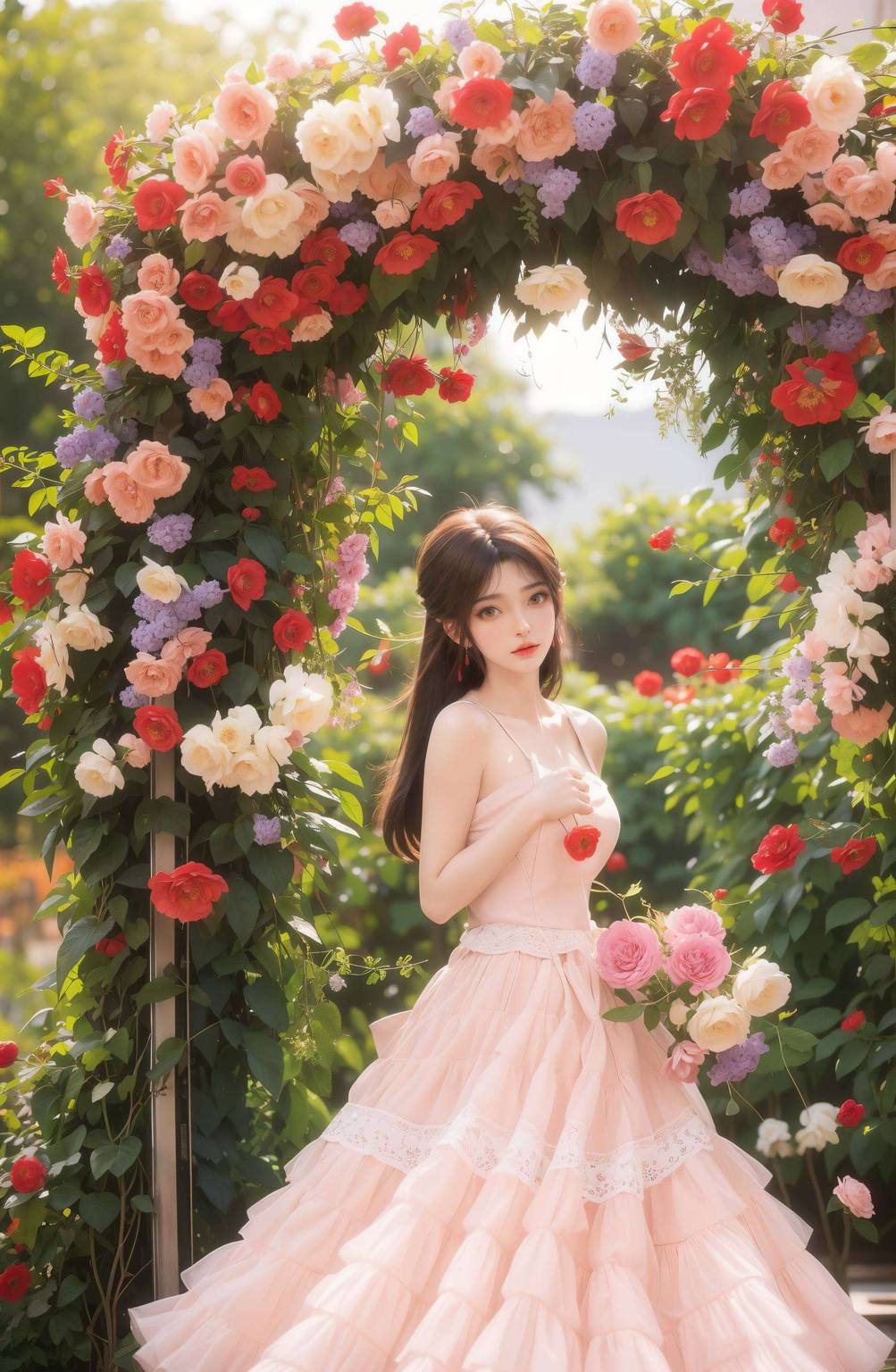 石昊亲火灵儿壁纸：AI绘画全屏姿势素材免费秀