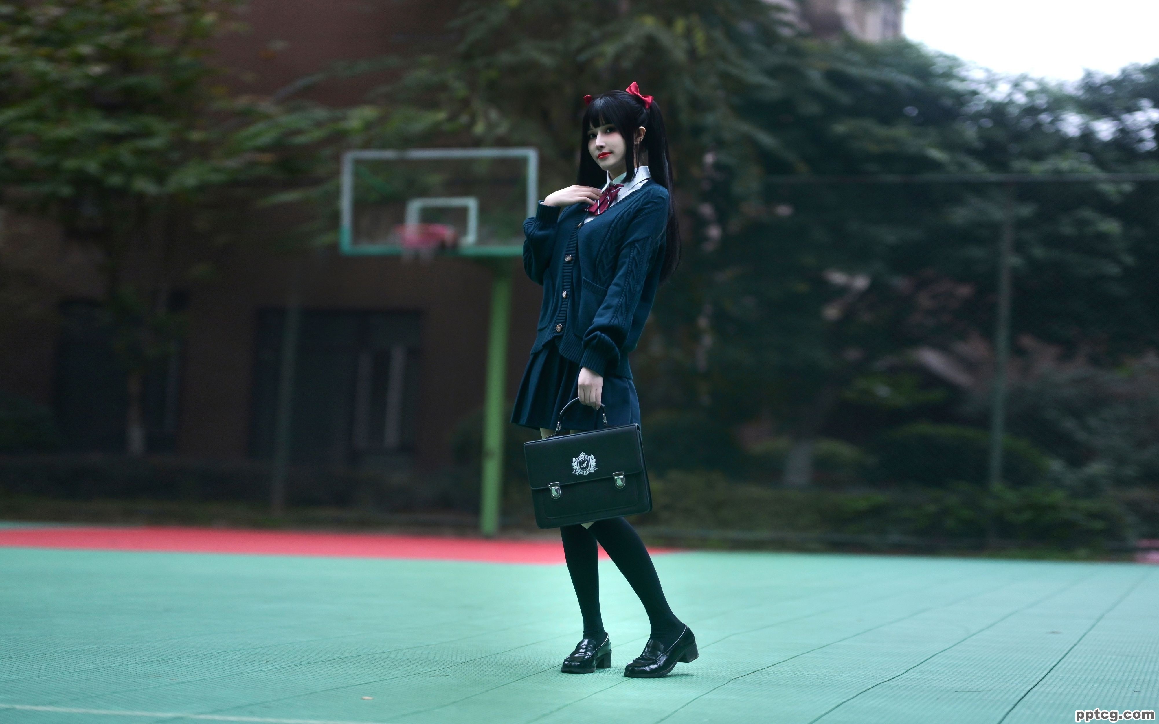 鹿八岁 少女的悸动XJK双马尾