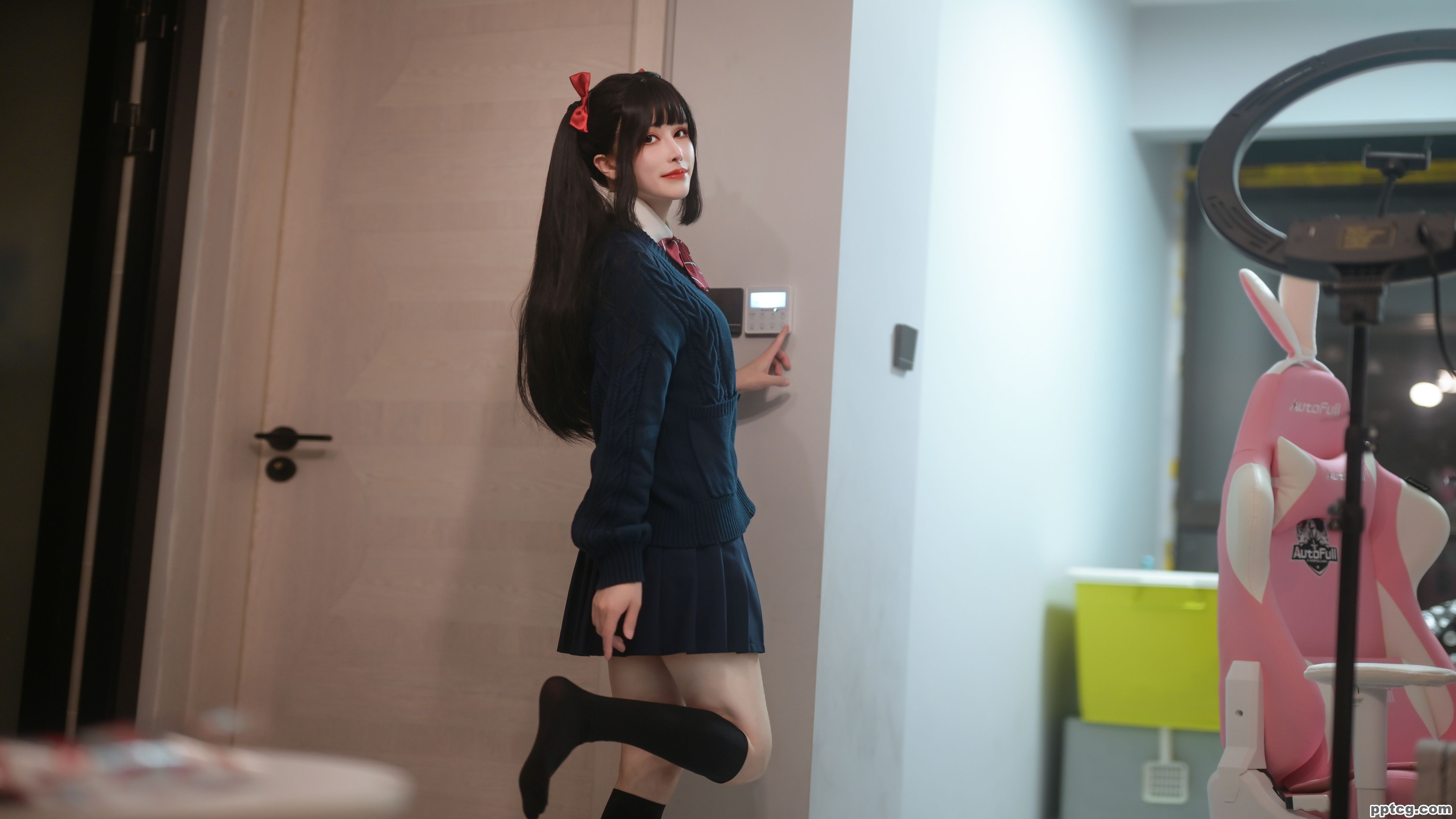 鹿八岁 少女的悸动XJK双马尾