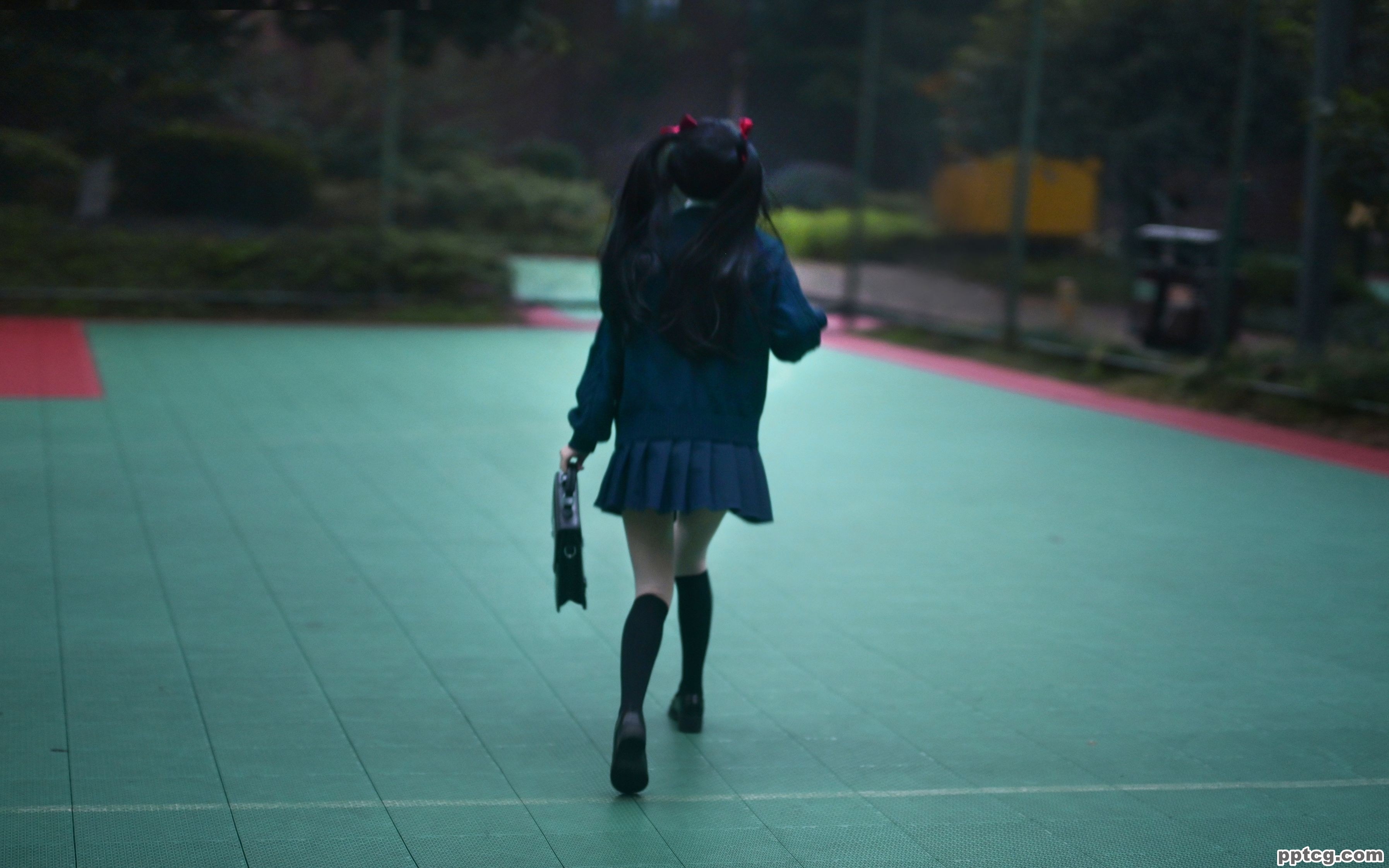 鹿八岁 少女的悸动XJK双马尾