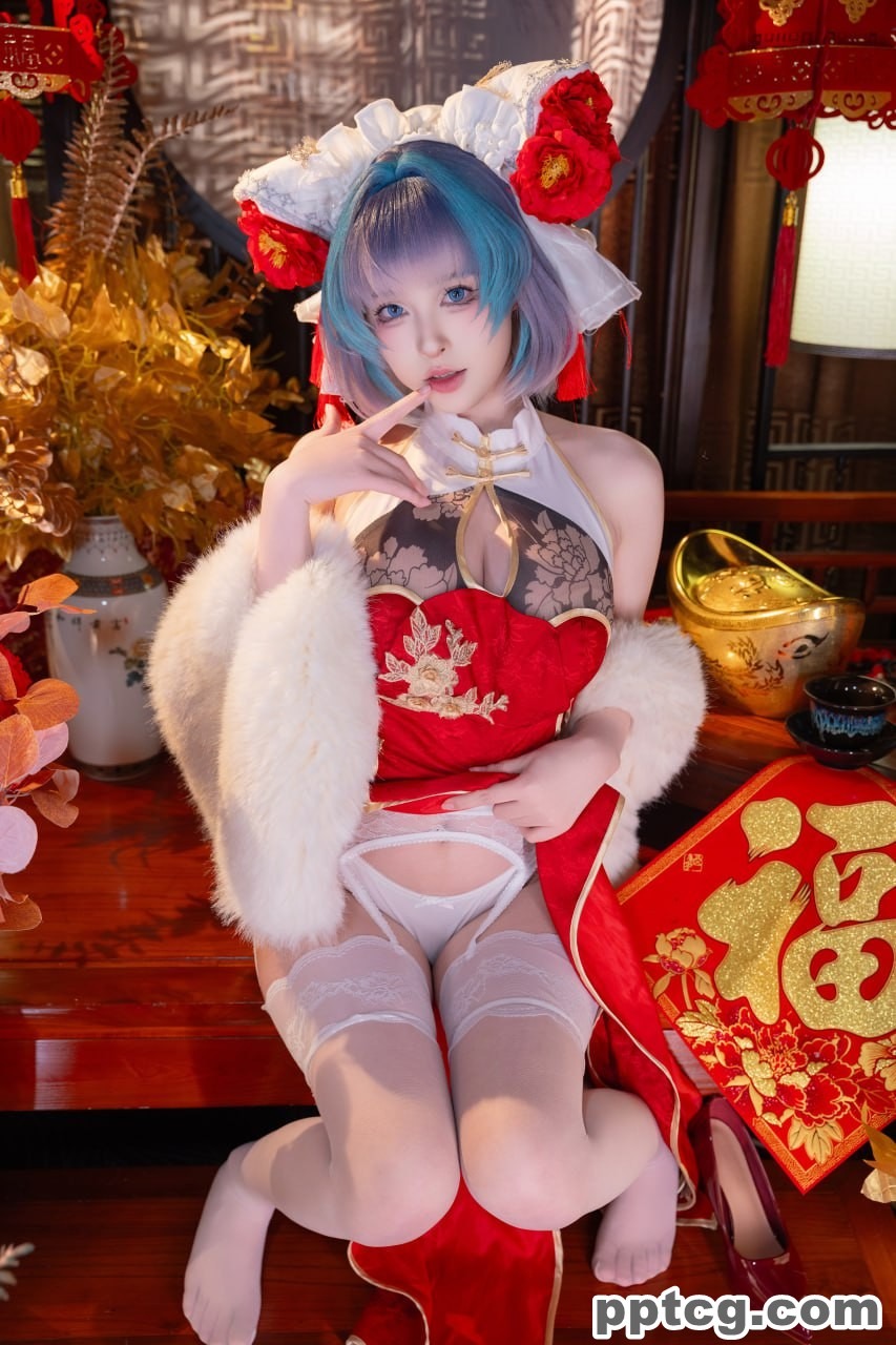 清水由乃  柴郡  新春  旗袍