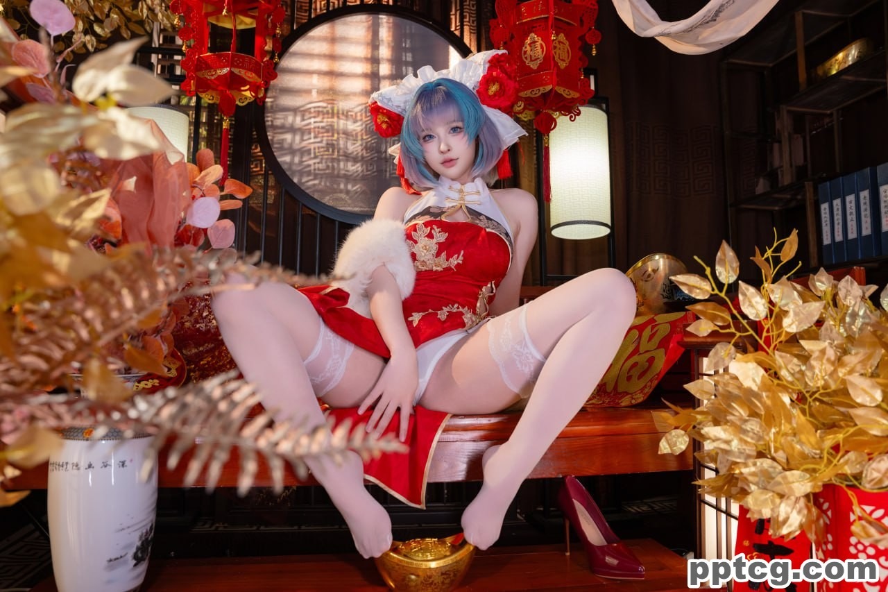 清水由乃  柴郡  新春  旗袍