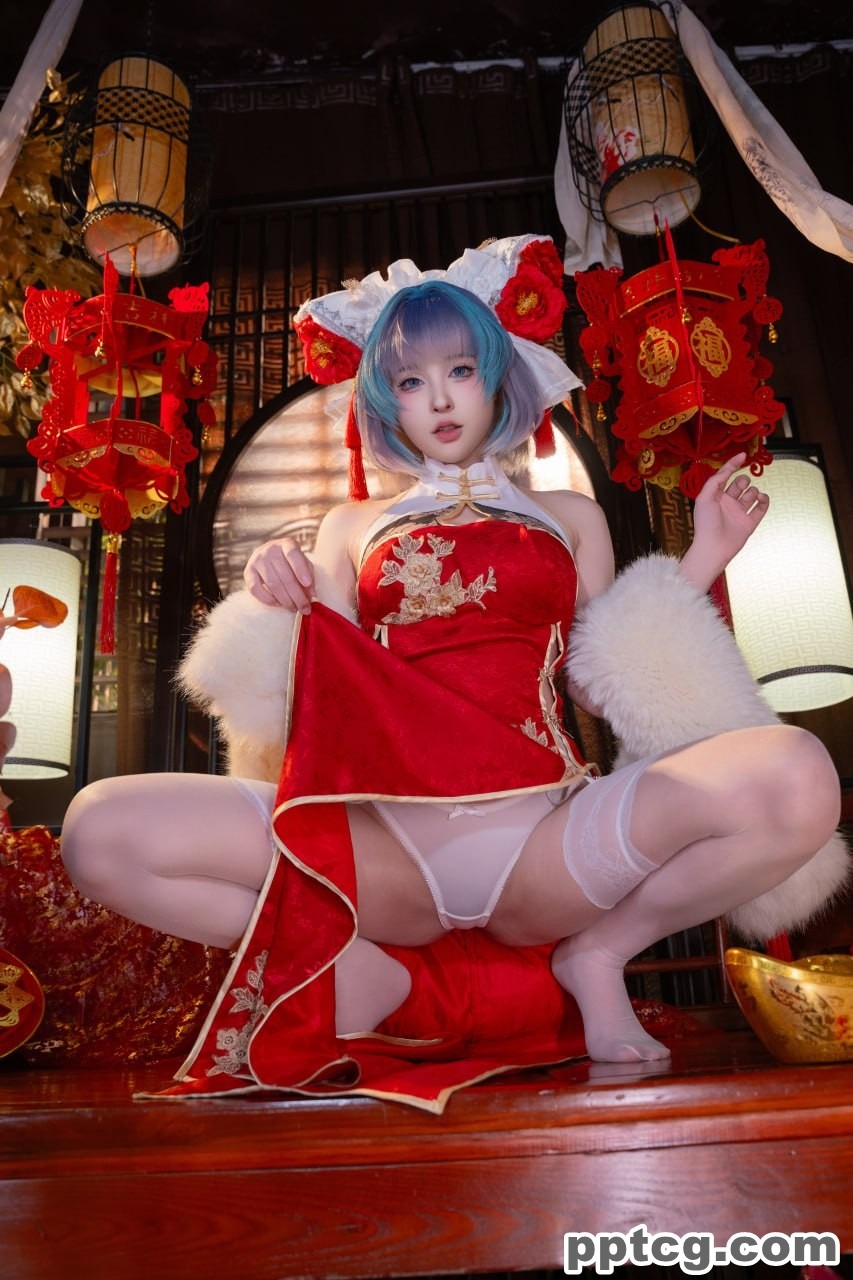 清水由乃  柴郡  新春  旗袍
