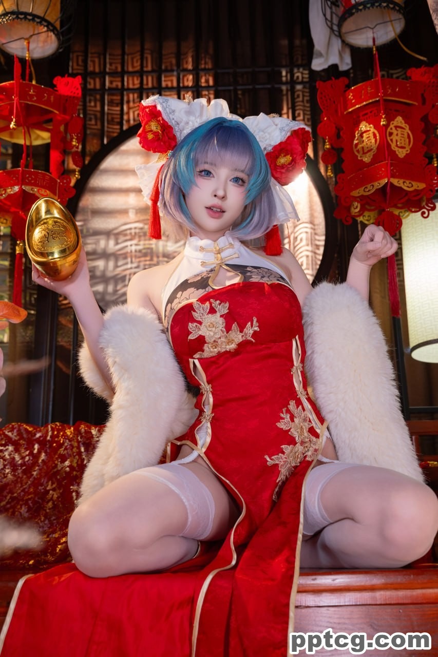 清水由乃  柴郡  新春  旗袍