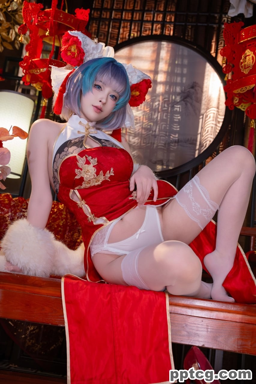 清水由乃  柴郡  新春  旗袍