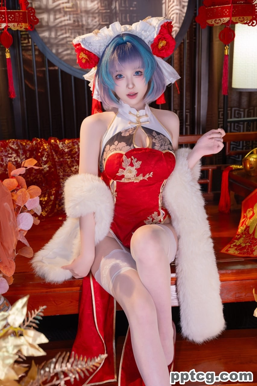清水由乃  柴郡  新春  旗袍