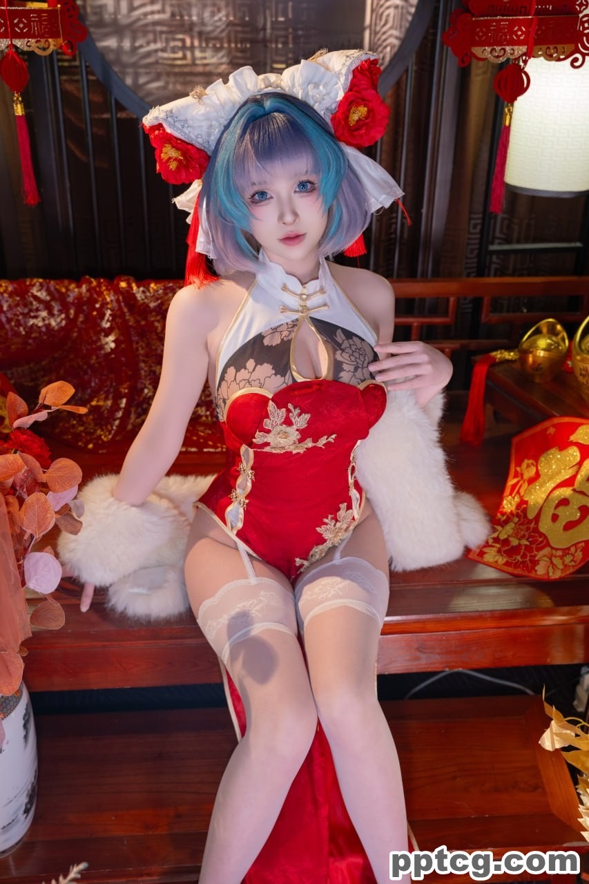 清水由乃  柴郡  新春  旗袍