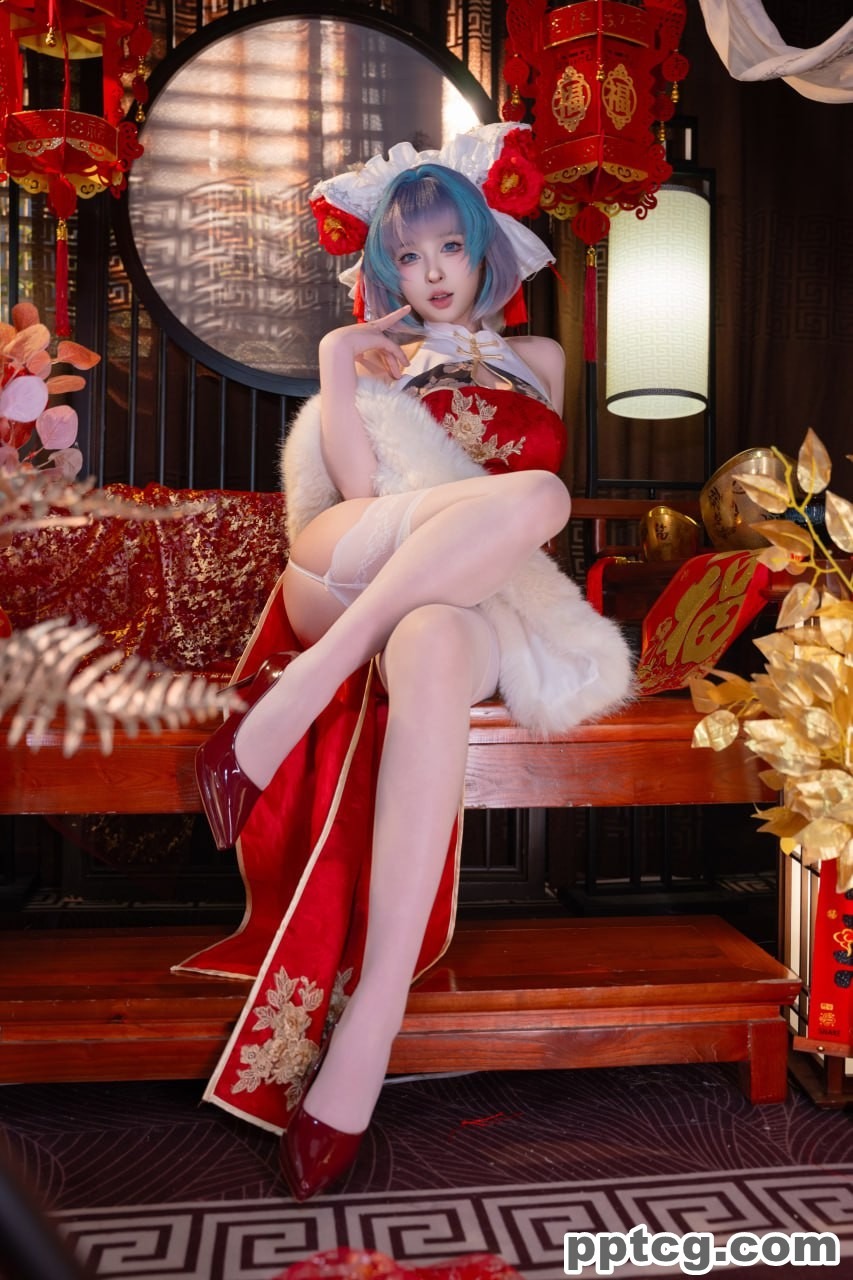 清水由乃  柴郡  新春  旗袍