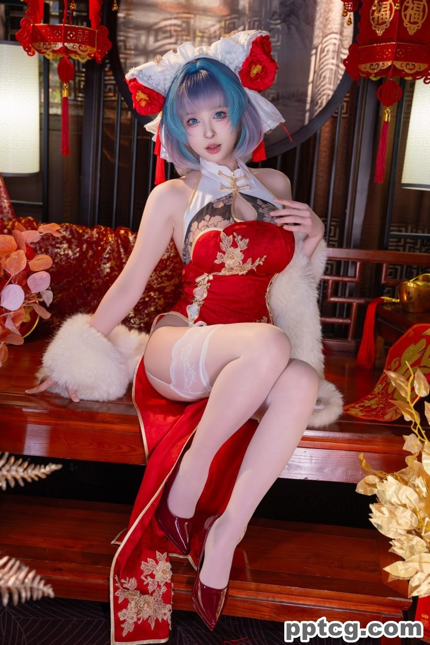 清水由乃  柴郡  新春  旗袍