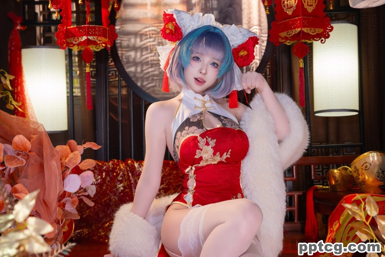 清水由乃  柴郡  新春  旗袍