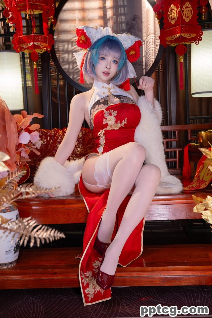 清水由乃  柴郡  新春  旗袍
