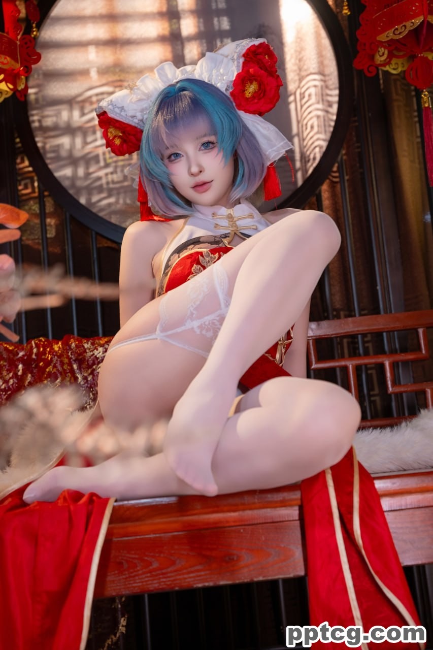 清水由乃  柴郡  新春  旗袍