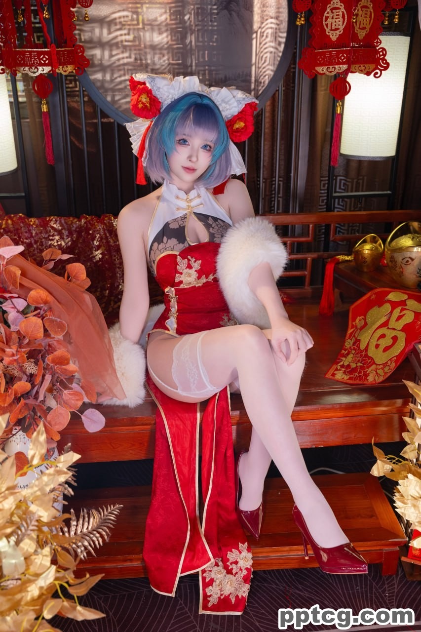 清水由乃  柴郡  新春  旗袍
