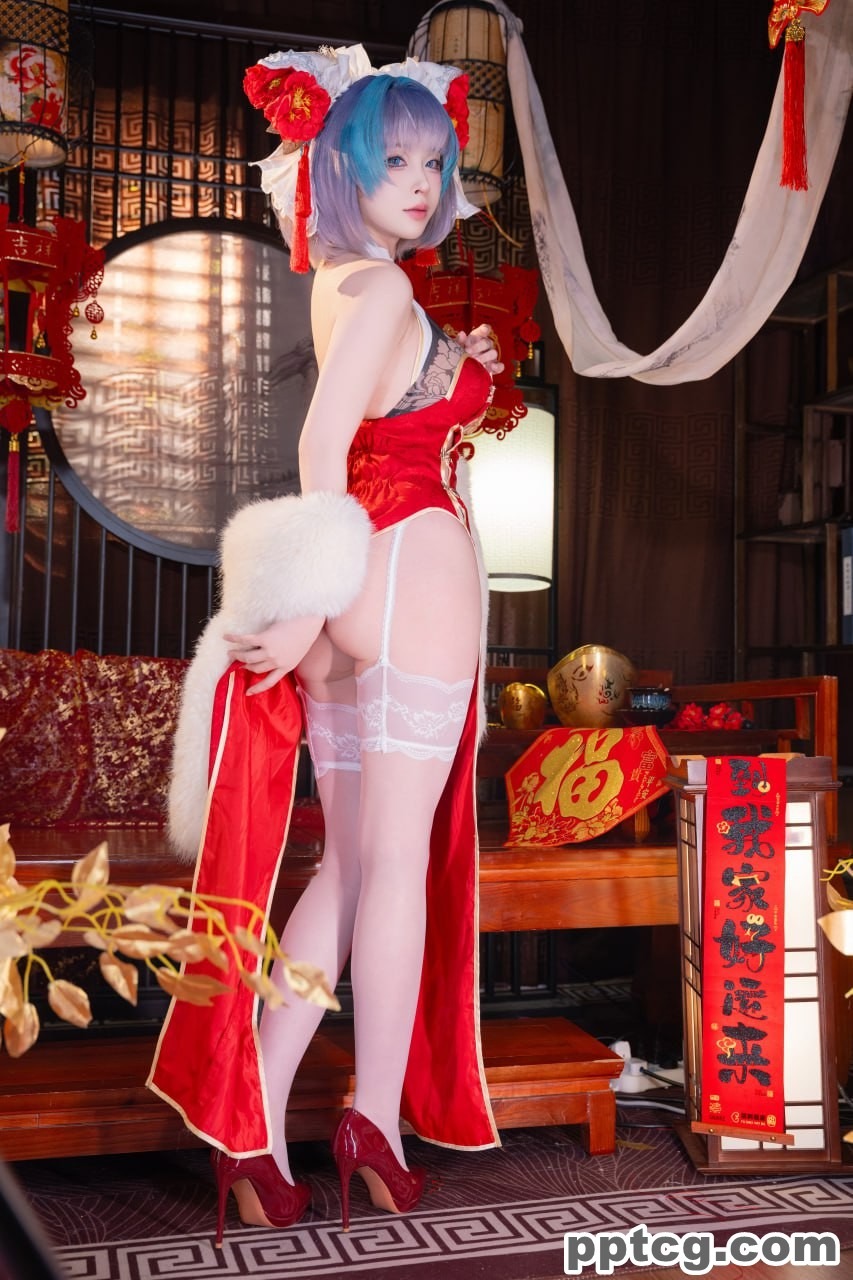 清水由乃  柴郡  新春  旗袍