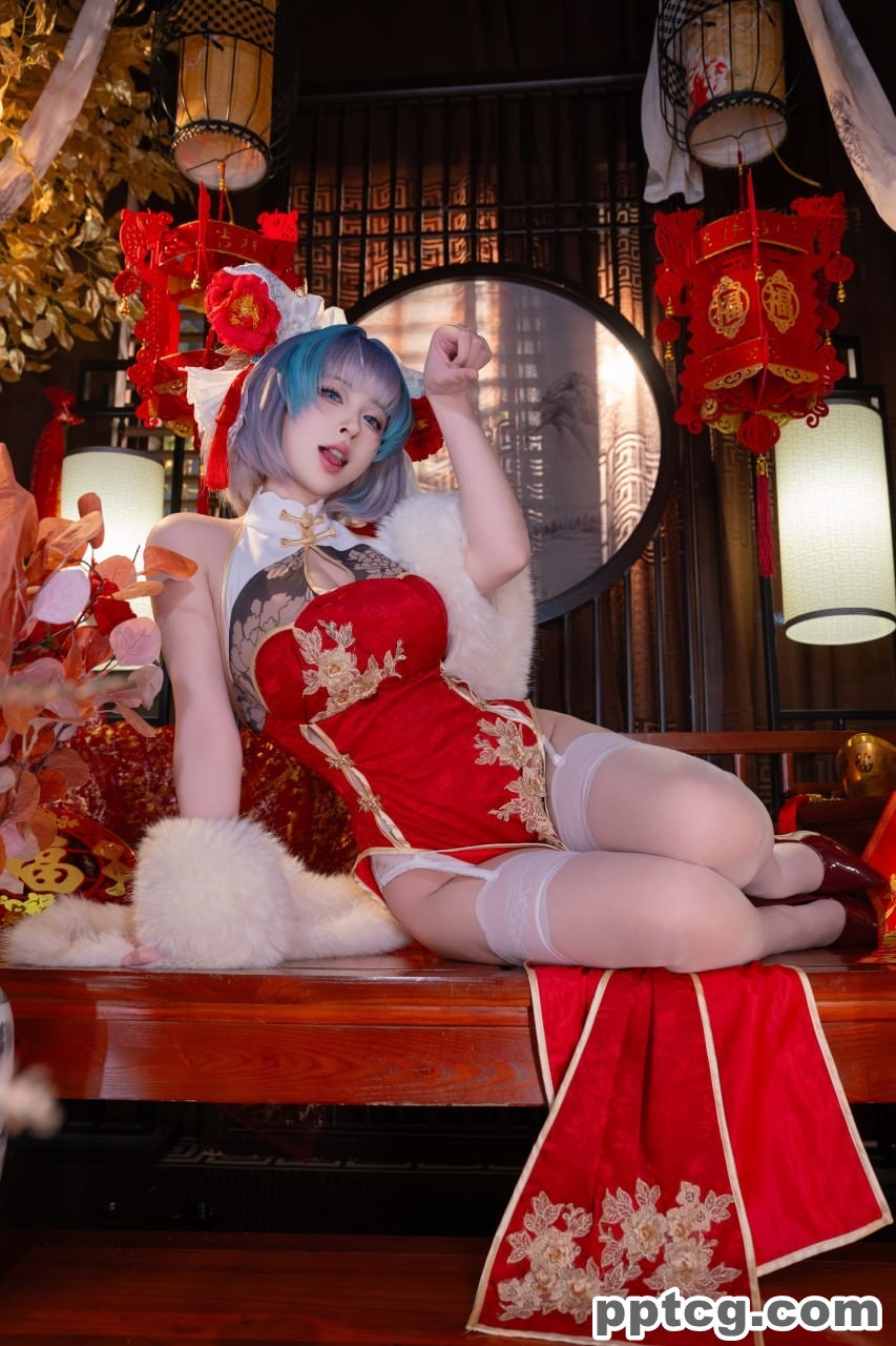 清水由乃  柴郡  新春  旗袍