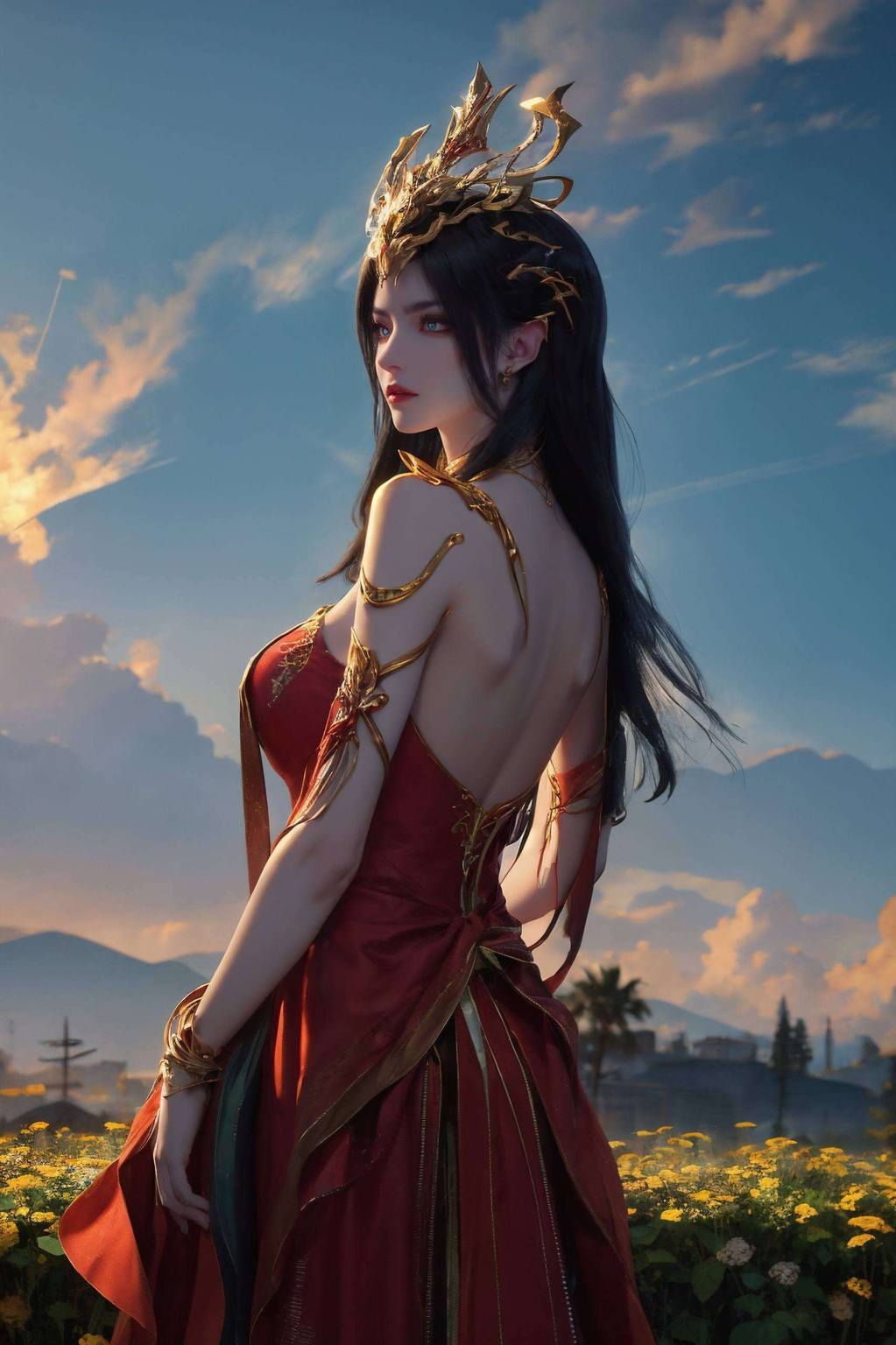 斗破苍穹壁纸美杜莎萧炎拼头ai绘画角色笑容素材免费壁纸合集手机粉色