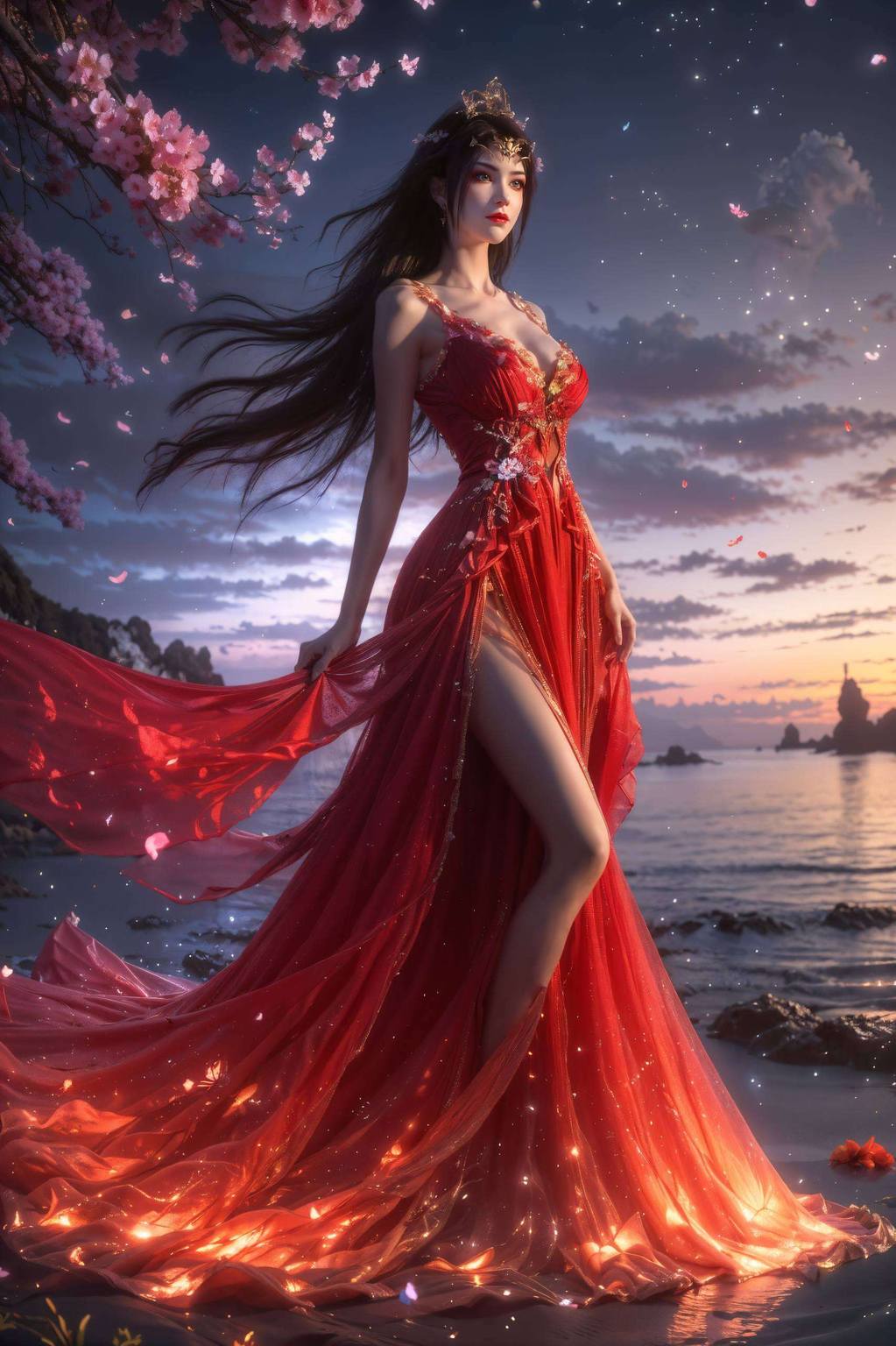 斗破苍穹壁纸美杜莎萧炎拼头ai绘画角色笑容素材免费壁纸合集手机粉色