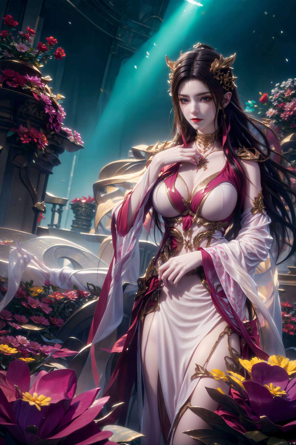 斗破苍穹壁纸美杜莎萧炎拼头ai绘画角色笑容素材免费壁纸合集手机粉色