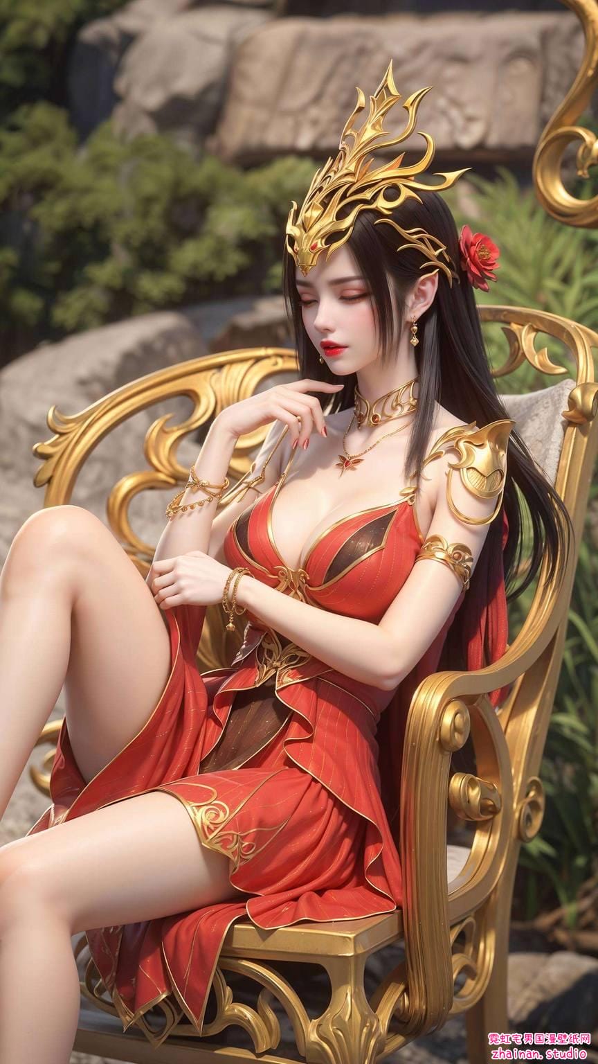 斗破苍穹壁纸美杜莎萧炎拼头ai绘画角色笑容素材免费壁纸合集手机粉色