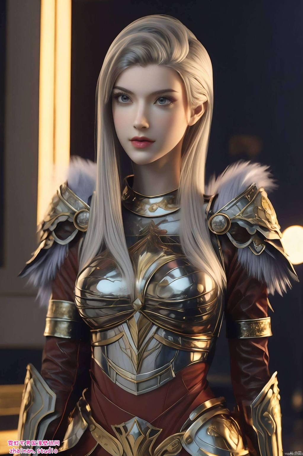 超精致国漫女生AI精细角色iPhone古风鹤熙动态壁纸推荐女生版