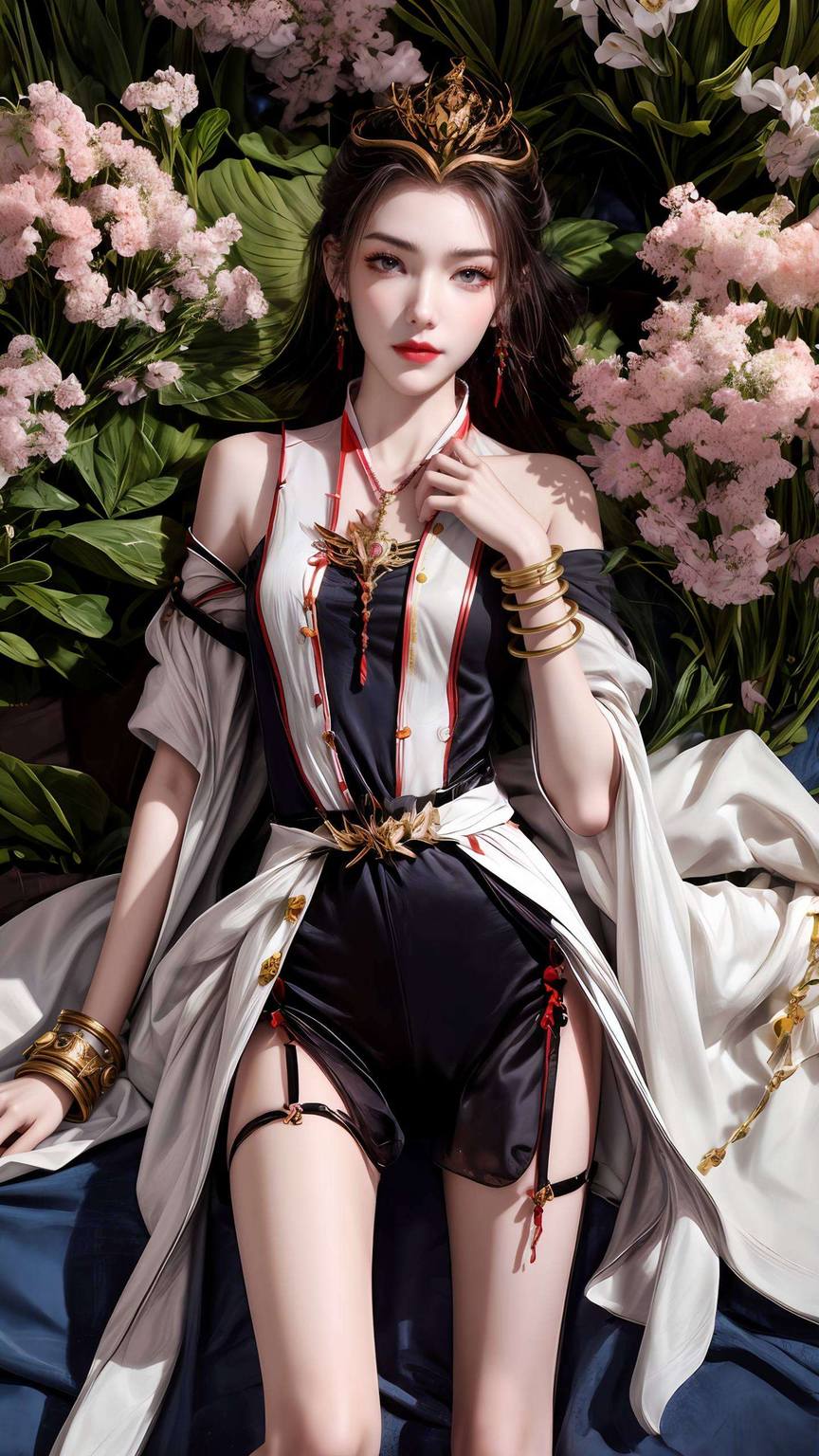 酒玖师叔唯美国漫女生AI壁纸护眼苹果古香古色