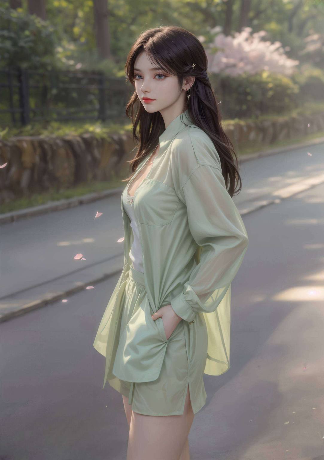 萧薰儿中州角色构图参考图护眼iPhone最美壁纸