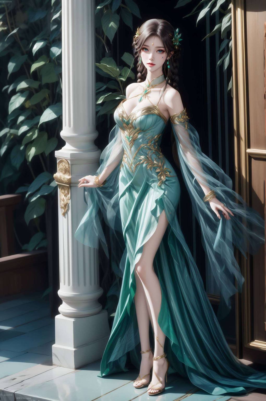 萧薰儿中州角色构图参考图护眼iPhone最美壁纸