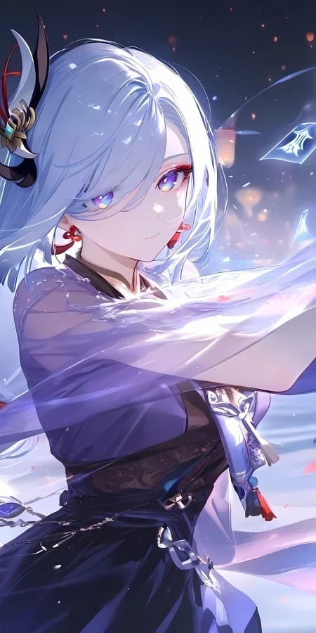 《原神》申鹤5K手机壁纸