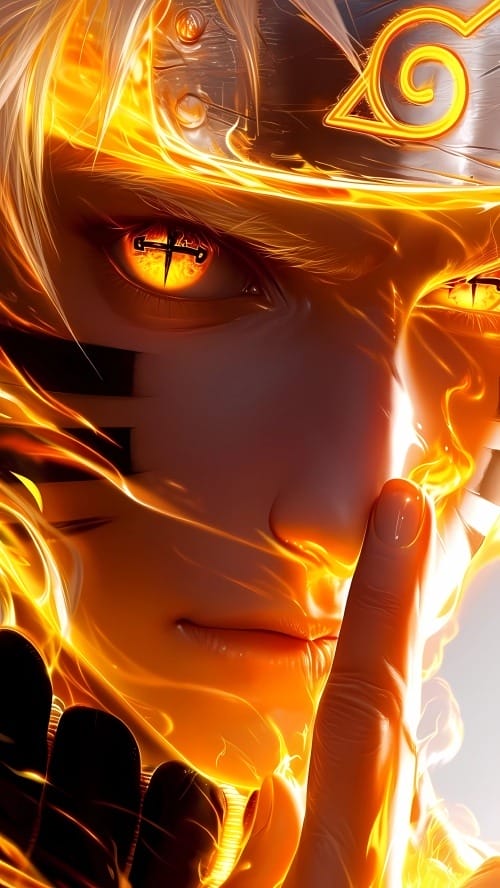 高清火影忍者鸣人动漫5K手机壁纸