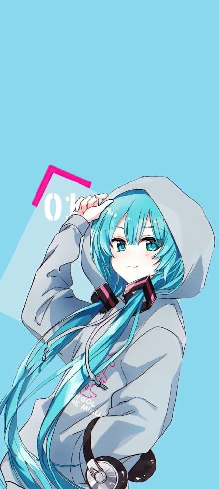 2025萌力觉醒!初音未来2K手机壁纸